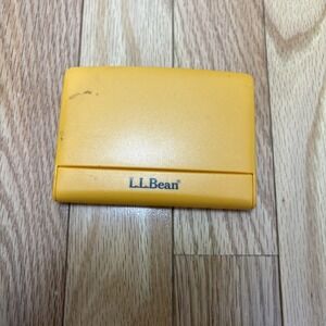 LL Bean Yellow Plastic Travel Foldable Alarm Clock